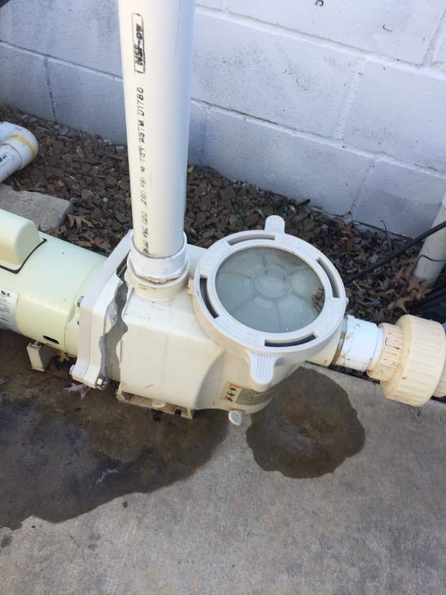 How to Fix a Cracked Pool Pump Housing 